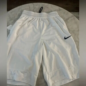 Nike Men Small 10’ Basketball Shorts White